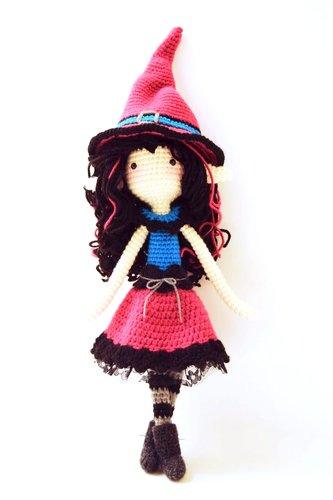 Halloween Witch Amigurumi Crochet Pattern