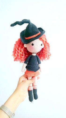 Halloween Witch Amigurumi Crochet Pattern