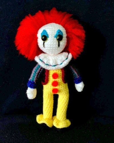 Halloween Creepy Clown Amigurumi Crochet Pattern Roundup! - AmVaBe Crochet