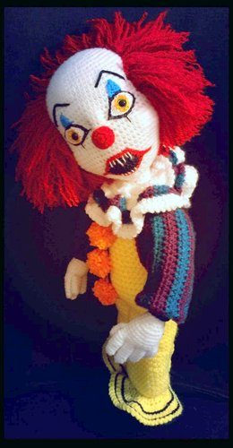 Halloween Creepy Clown Amigurumi Crochet Pattern Roundup! - AmVaBe Crochet