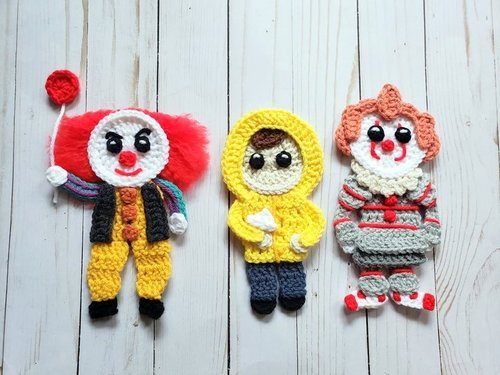 CREEPY CLOWN amigurumi crochet pattern