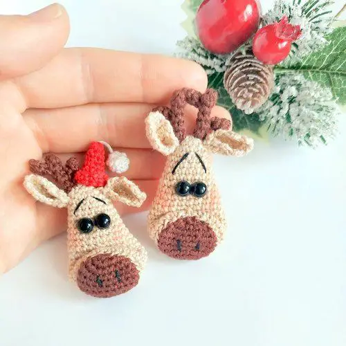 Christmas Reindeer Amigurumi Crochet Patterns