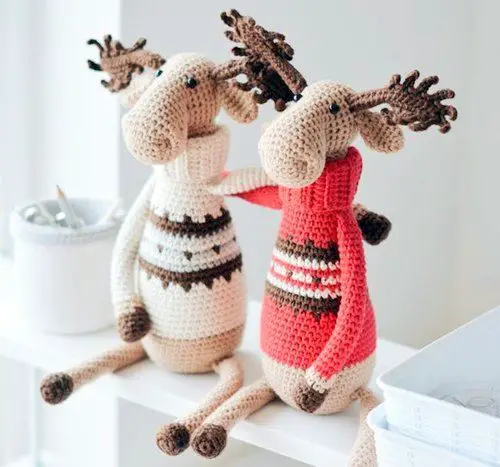 amigurumi christmas REINDEER crochet pattern