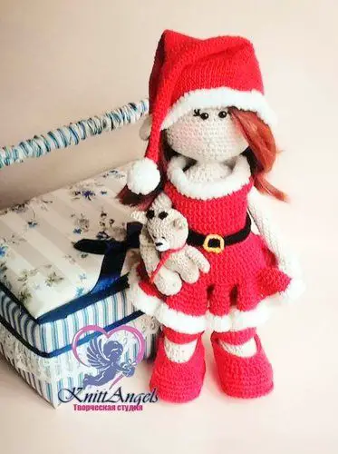 Christmas Santa Amigurumi Crochet Pattern
