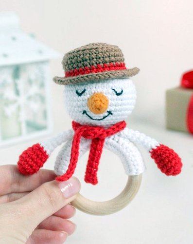 Christmas Snowman Amigurumi Crochet Pattern
