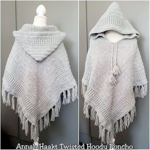 FALL PONCHO crochet pattern