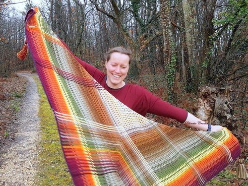 FALL SCARF crochet pattern