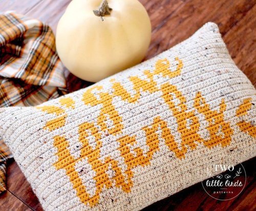 THANKSGIVING PILLOW crochet pattern