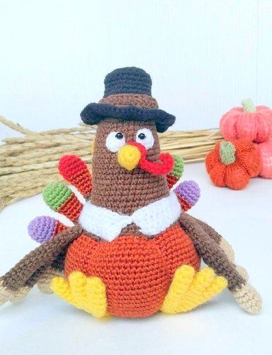 THANKSGIVING TURKEY amigurumi crochet pattern