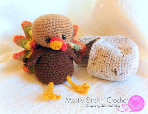 THANKSGIVING TURKEY amigurumi crochet pattern