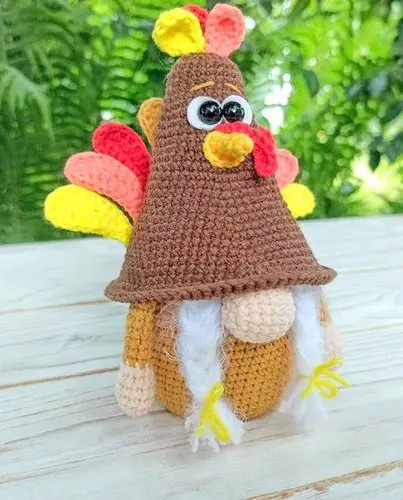 THANKSGIVING TURKEY amigurumi crochet pattern