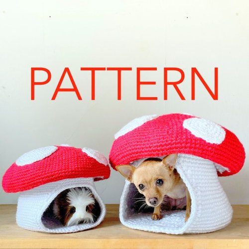 amigurumi MUSHROOM toadstool crochet pattern