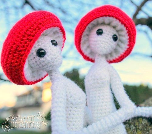 amigurumi MUSHROOM toadstool crochet pattern