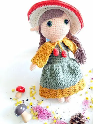 amigurumi MUSHROOM toadstool crochet pattern