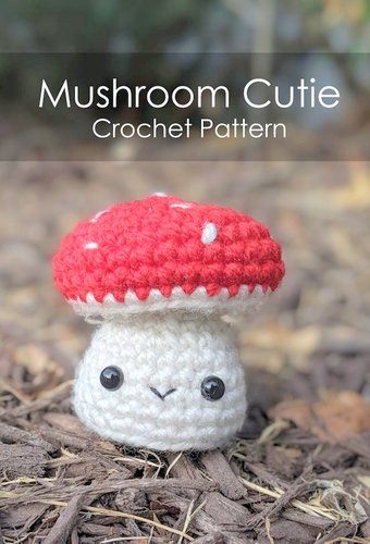 amigurumi MUSHROOM toadstool crochet pattern