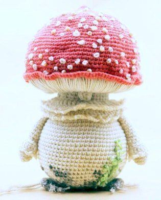 amigurumi MUSHROOM toadstool crochet pattern