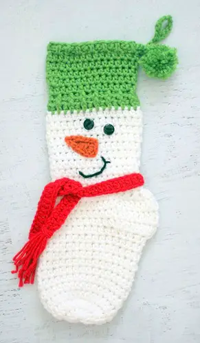 free christmas STOCKING crochet pattern