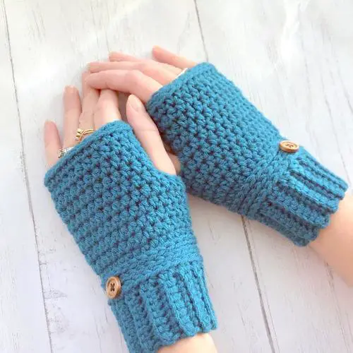 Fingerless Gloves Crochet Pattern Roundup! - AmVaBe Crochet