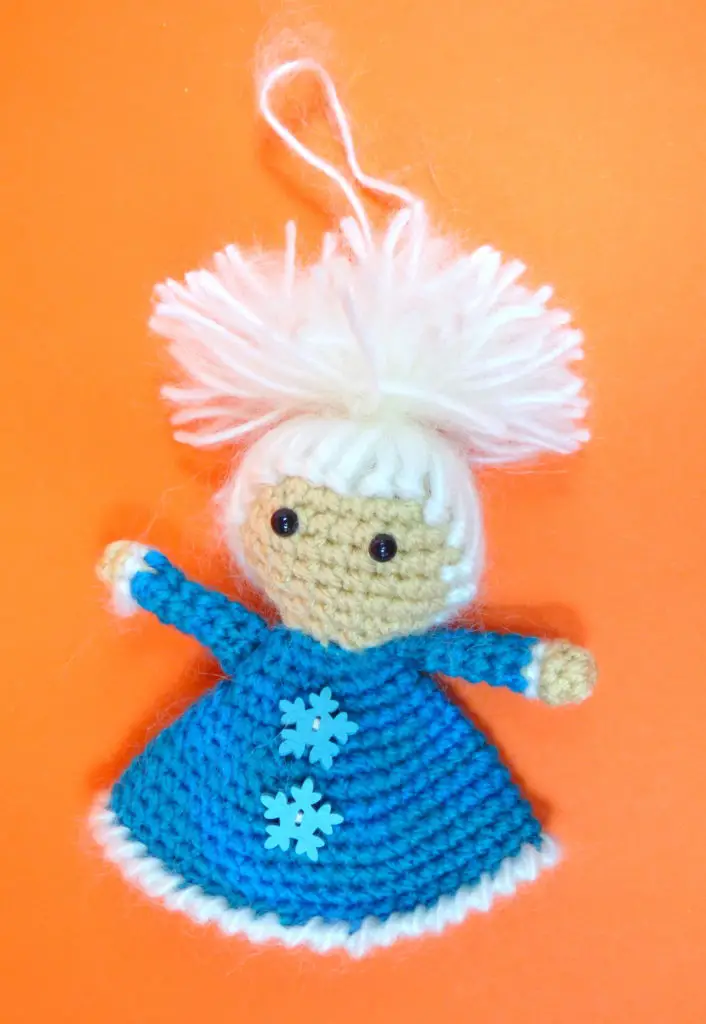 Free Christmas Angel Amigurumi Crochet pattern tutorial