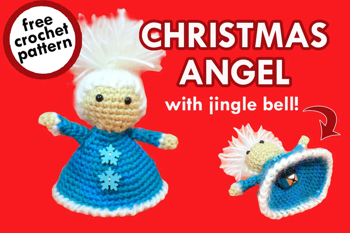 Tutorial: Adorable Christmas Angel Tree Ornament! Free Crochet Pattern!