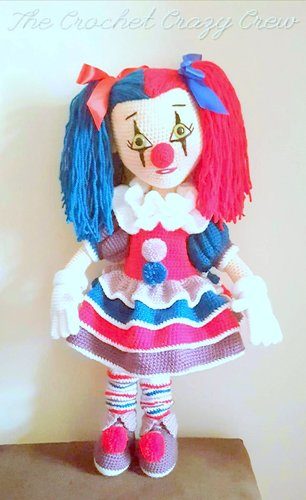 amigurumi CLOWN crochet pattern