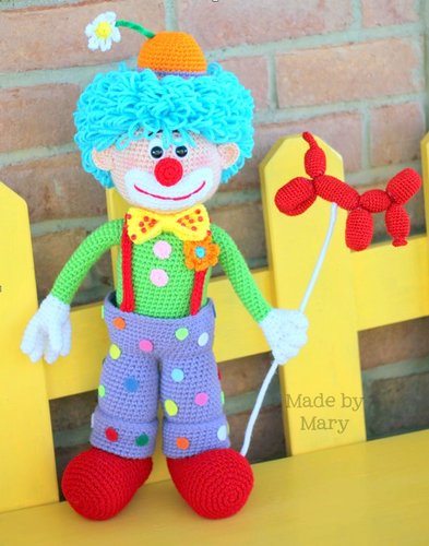 amigurumi CLOWN crochet pattern