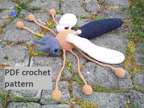 amigurumi INSECT crochet pattern, amigurumi bug crochet pattern