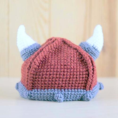 amigurumi VIKING crochet pattern, VIKING HELMET crochet pattern