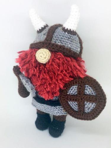 amigurumi VIKING crochet pattern, VIKING HELMET crochet pattern