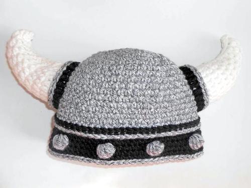 amigurumi VIKING crochet pattern, VIKING HELMET crochet pattern