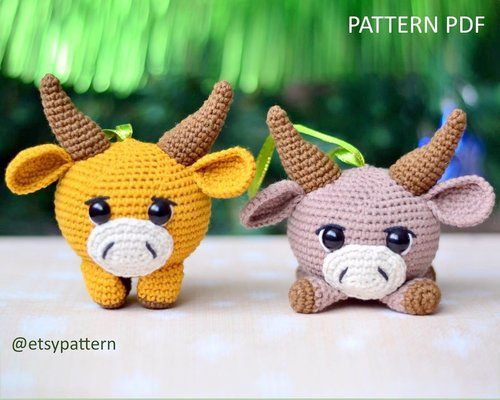 amigurumi BULL crochet pattern