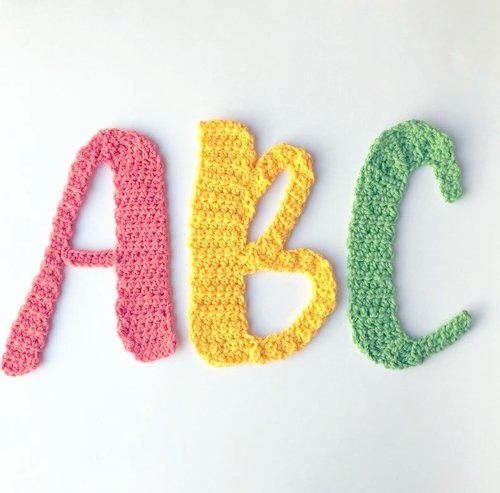 amigurumi LETTERS crochet pattern