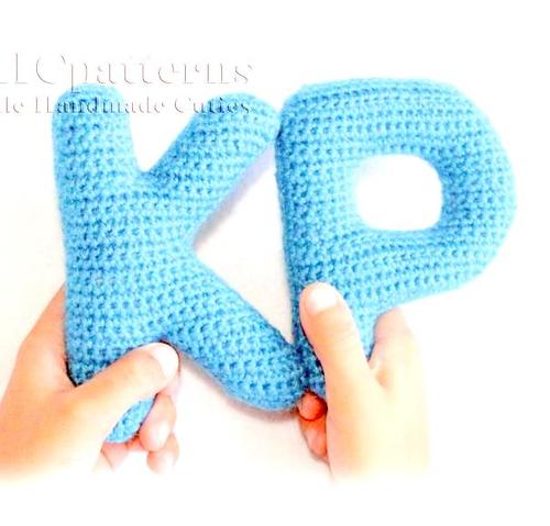 amigurumi LETTERS crochet pattern