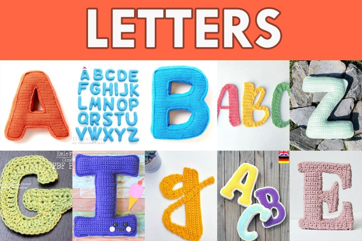 Alphabet Letters Amigurumi And Applique Crochet Pattern Roundup!