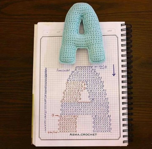 amigurumi LETTERS crochet pattern