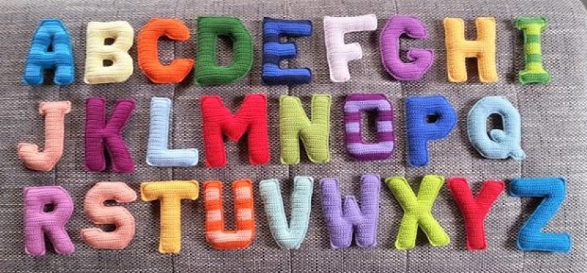 amigurumi LETTERS crochet pattern