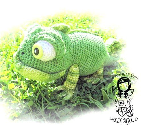 amigurumi CHAMELEON crochet pattern