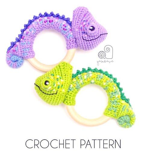 amigurumi CHAMELEON crochet pattern