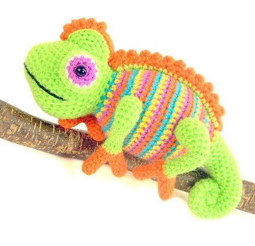 amigurumi CHAMELEON crochet pattern