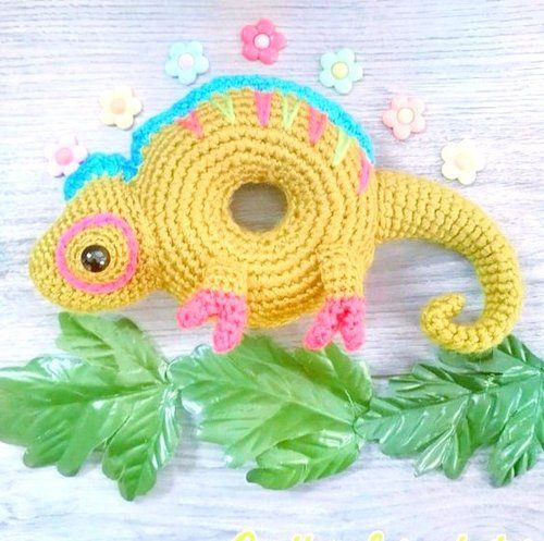 amigurumi CHAMELEON crochet pattern