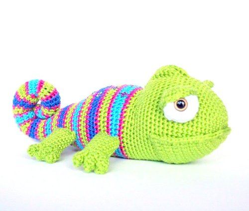 amigurumi CHAMELEON crochet pattern