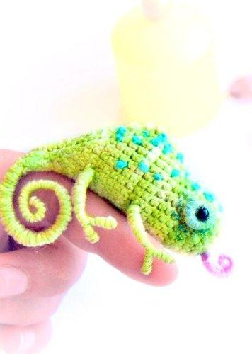 amigurumi CHAMELEON crochet pattern