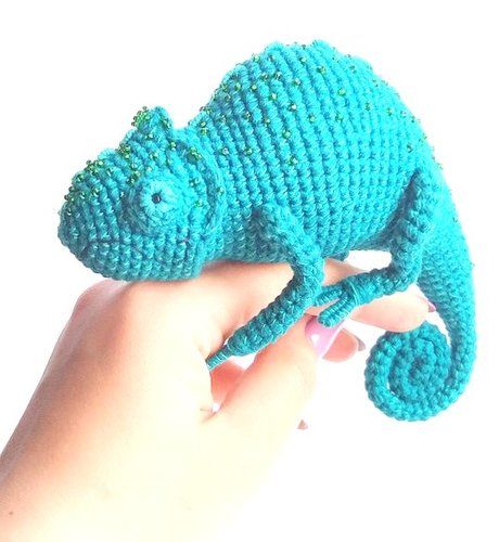 amigurumi CHAMELEON crochet pattern