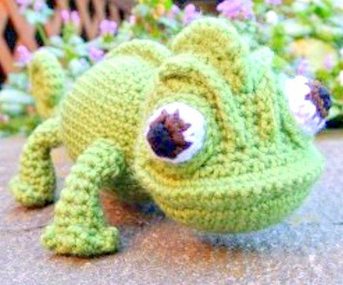 amigurumi CHAMELEON crochet pattern