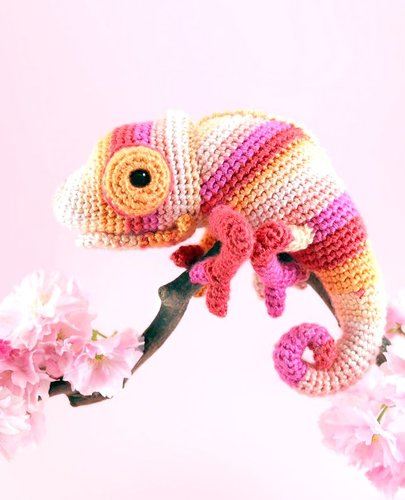 amigurumi CHAMELEON crochet pattern