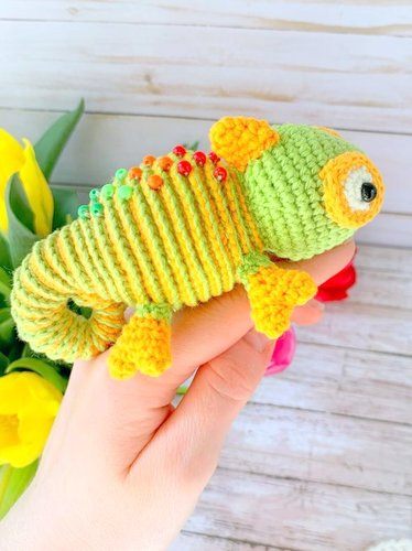 amigurumi CHAMELEON crochet pattern