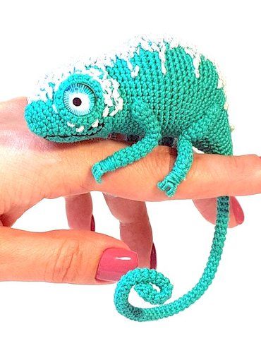 amigurumi CHAMELEON crochet pattern