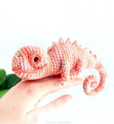 amigurumi CHAMELEON crochet pattern