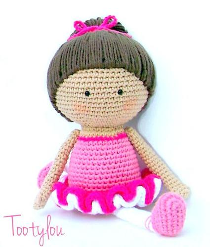 amigurumi BALLERINA DOLL crochet pattern