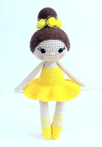 amigurumi BALLERINA DOLL crochet pattern